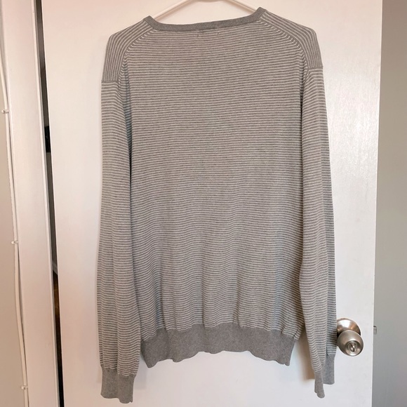 J. Crew Soft Striped V-Neck Sweater - Size L - Picture 8 of 14